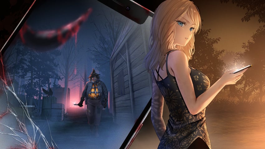 kate denson and the clown (dead by daylight) drawn by suyamori