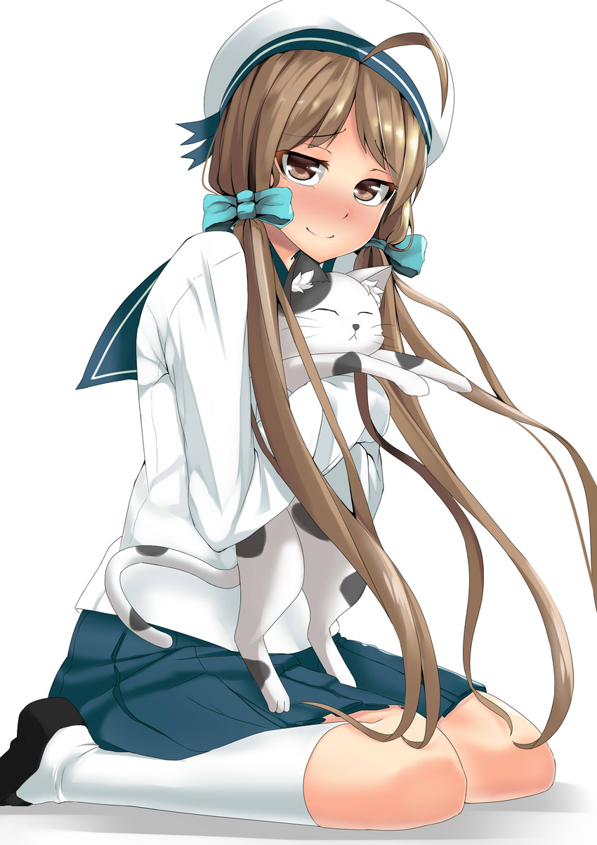 error musume, batsubyou, and kneeling girl (kantai collection) drawn by luonawei