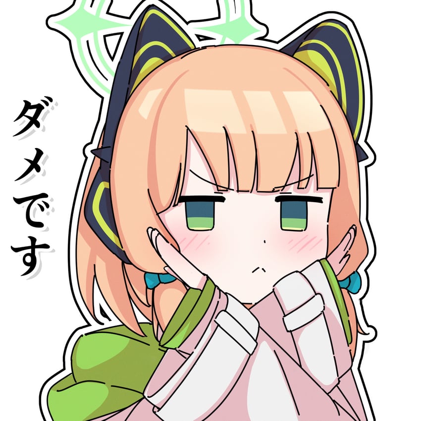 midori (blue archive) drawn by moko_sha_(wao_ko)