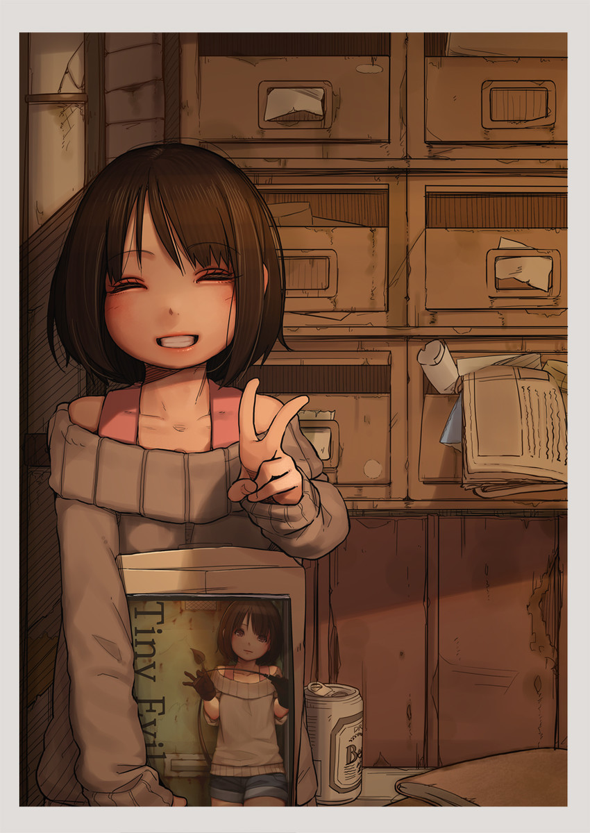 miyu (tiny evil and 1 more) drawn by muk_(monsieur)