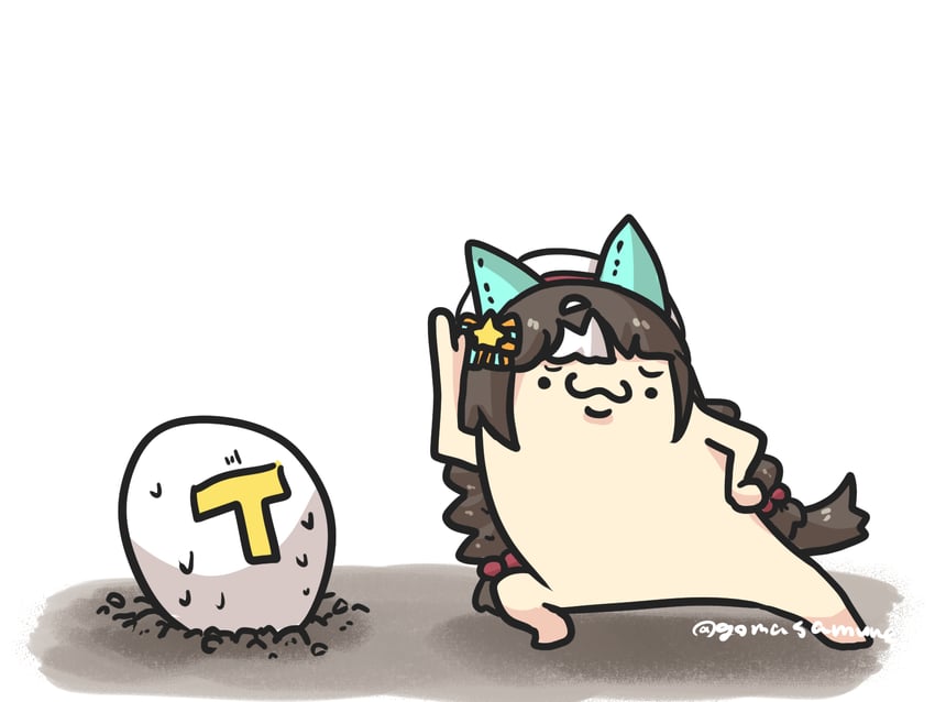 trainer, t-head trainer, and hokko tarumae (umamusume) drawn by goma_(gomasamune)
