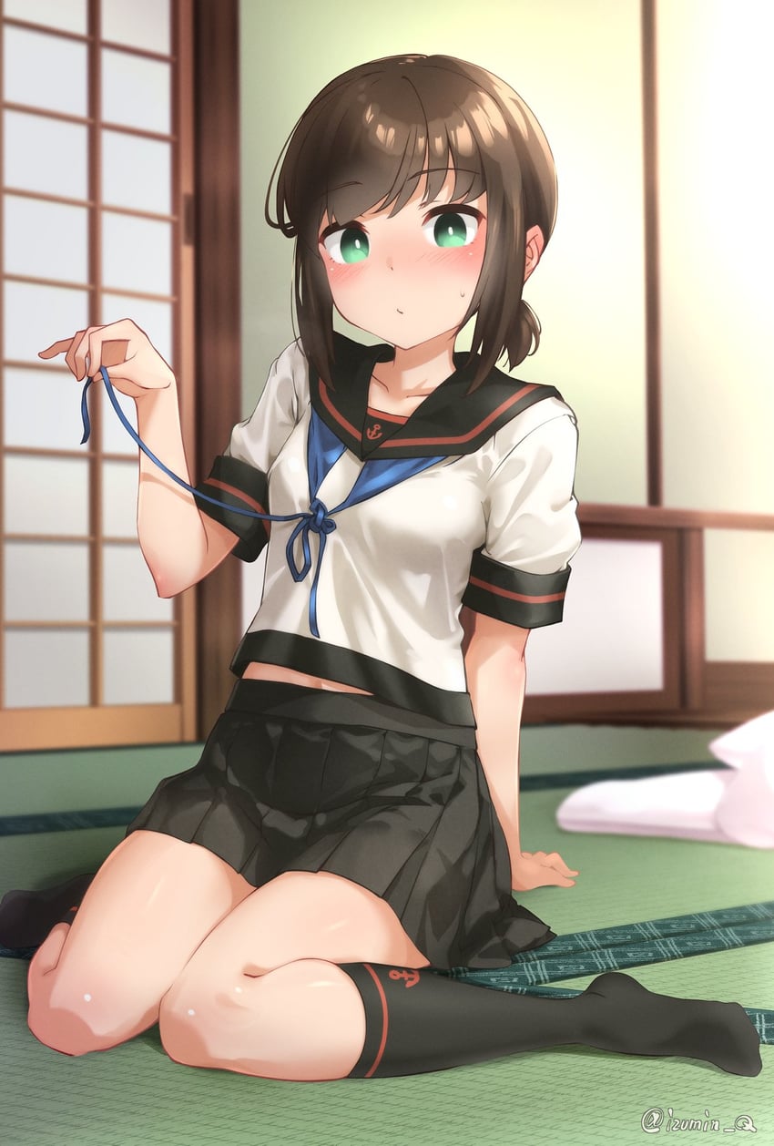 fubuki and fubuki kai ni (kantai collection) drawn by izumikuma