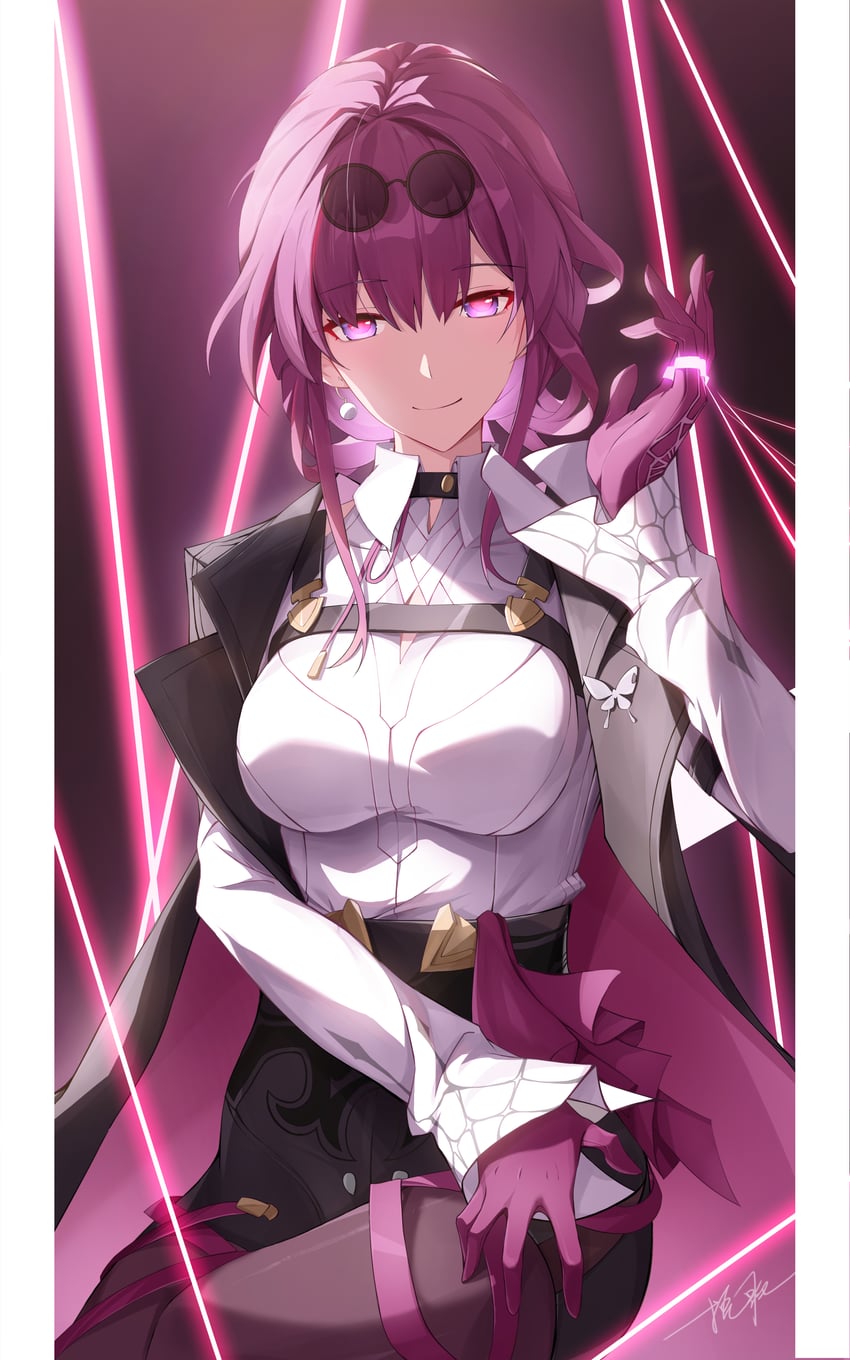 kafka (honkai and 1 more) drawn by ooo_wange