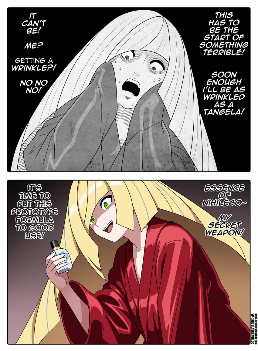 lusamine (pokemon and 1 more) drawn by nico-neko