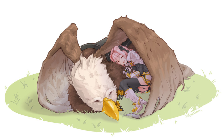 astolfo and hippogriff (fate and 1 more) drawn by school911