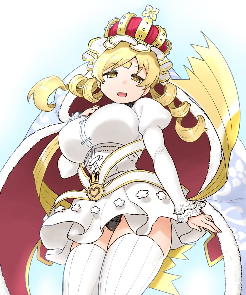 tomoe mami and holy mami (mahou shoujo madoka magica and 1 more) drawn by kogaku_kazuya