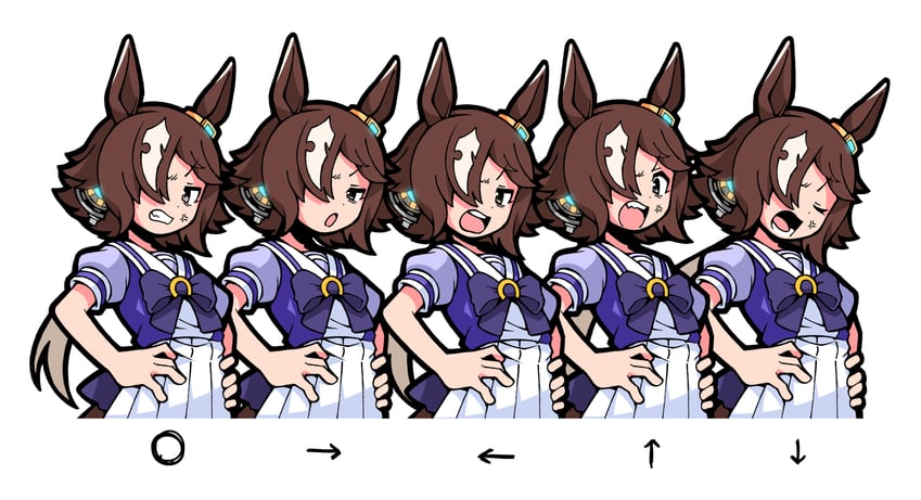vodka (umamusume and 1 more) drawn by enoki_art