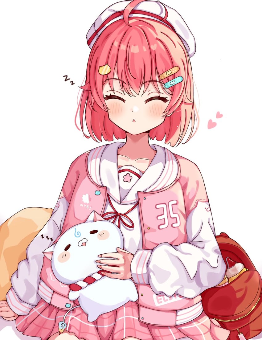sakura miko and 35p (hololive) drawn by sakura_(sakura_suisaku)