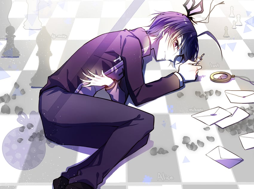 alicein misono and all of love (servamp) drawn by melde_(geranium_js)