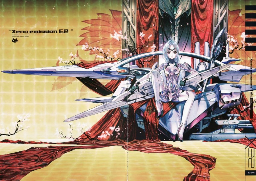 kos-mos (xenosaga and 1 more) drawn by choco_(chocolate_shop)
