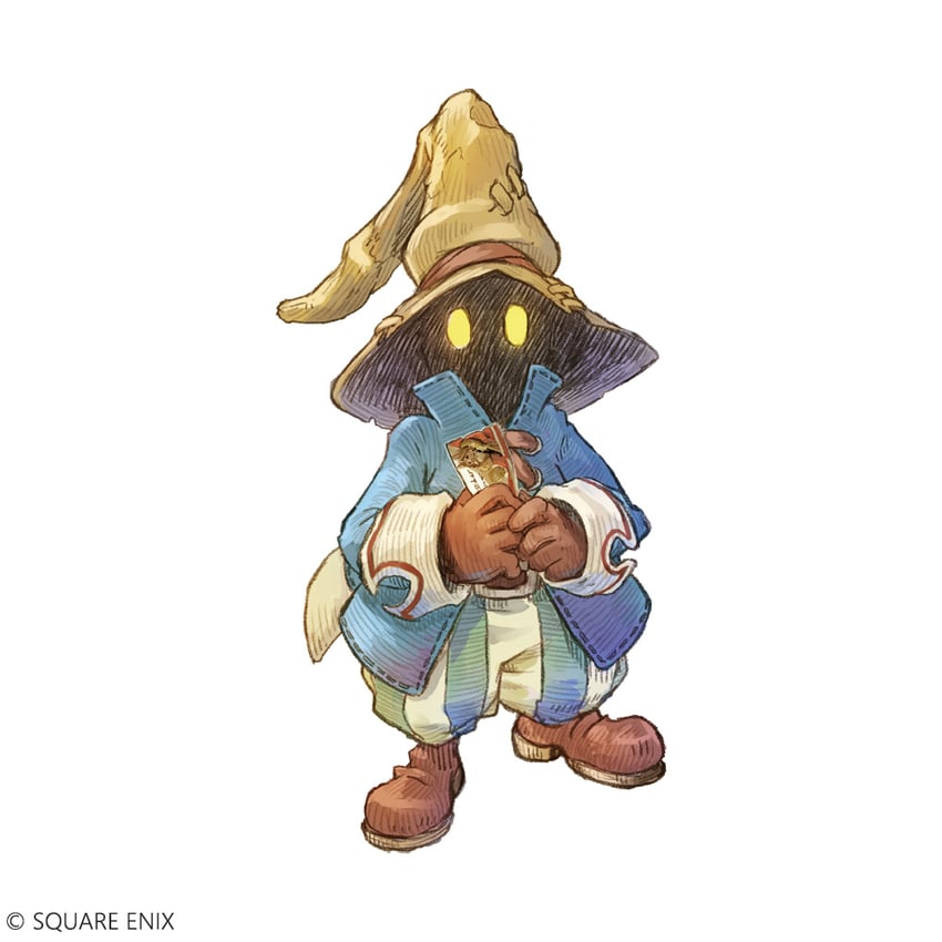 black mage and vivi ornitier (final fantasy and 2 more) drawn by itahana_toshiyuki