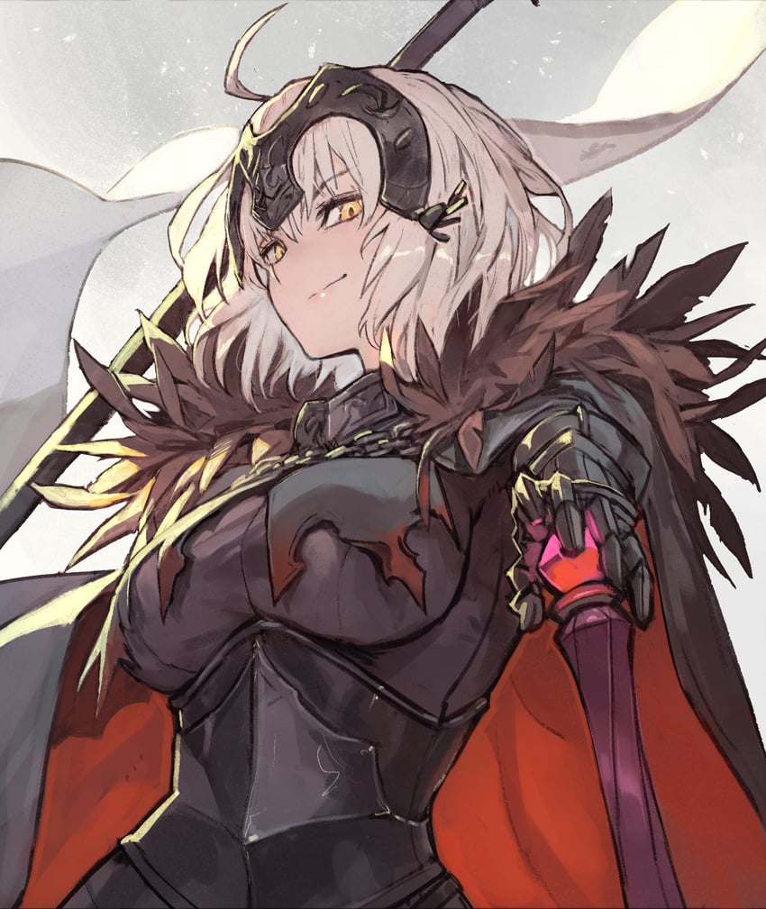 jeanne d'arc alter (fate and 1 more) drawn by lack