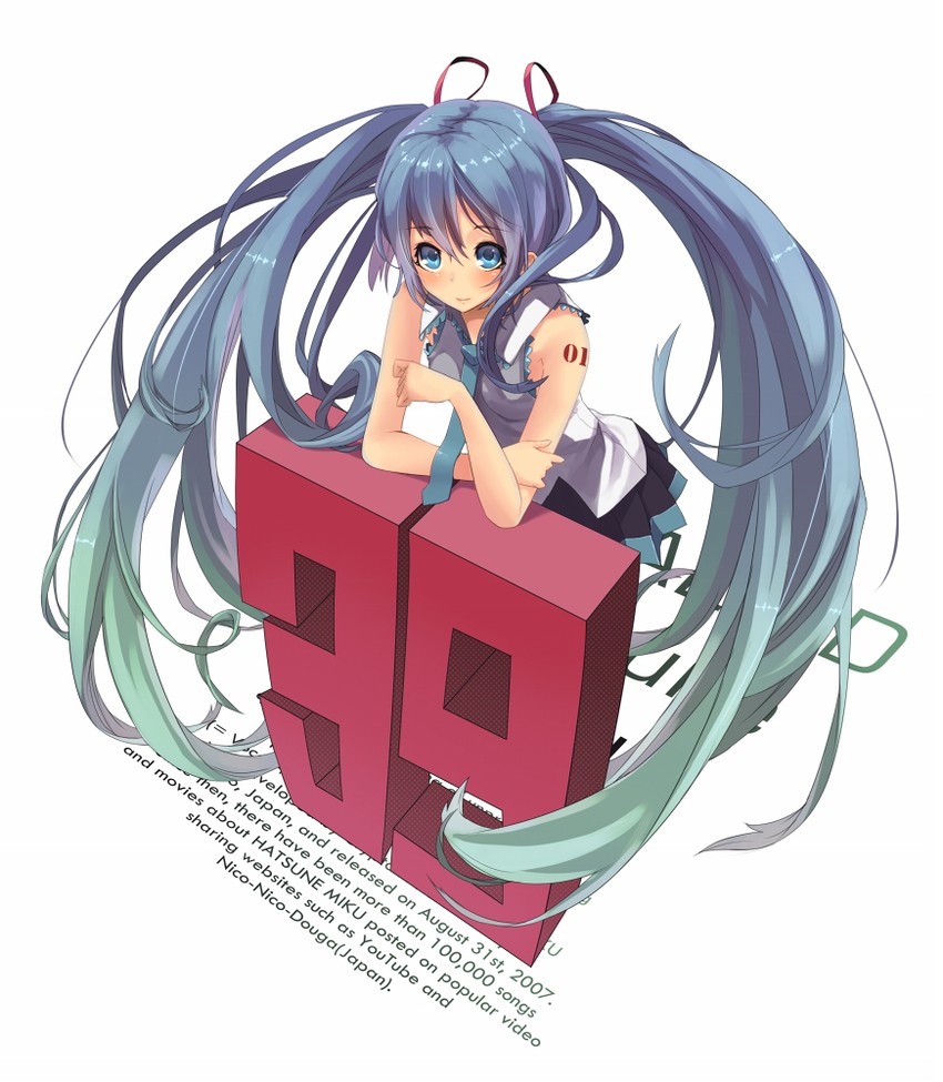 hatsune miku (vocaloid) drawn by yoo_(tabi_no_shiori)