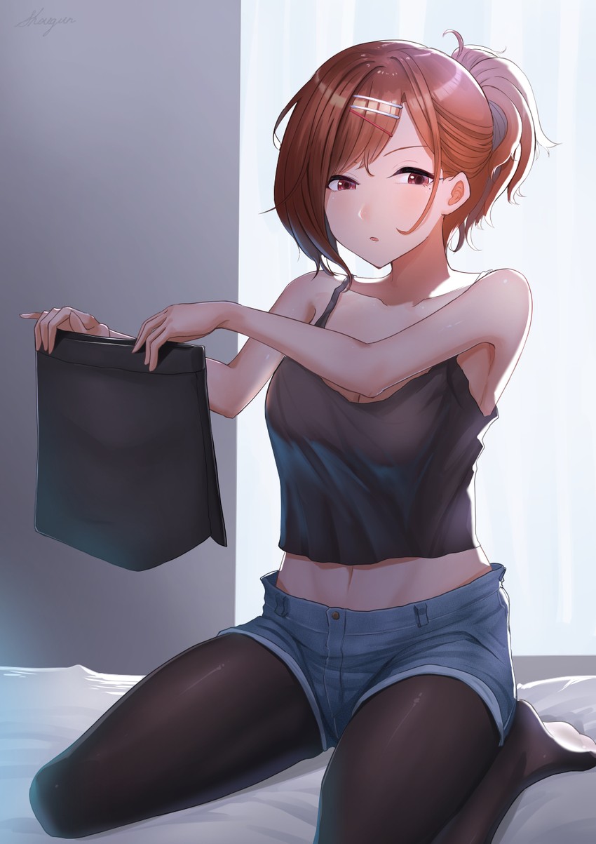higuchi madoka (idolmaster and 1 more) drawn by shougun_(chuckni1)
