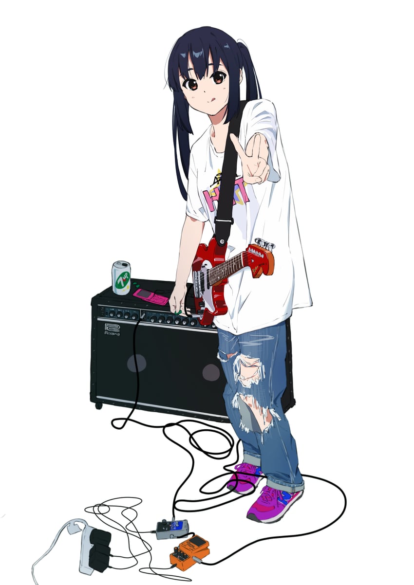 nakano azusa (k-on! and 1 more) drawn by sakurayama_(59_sakurayama)