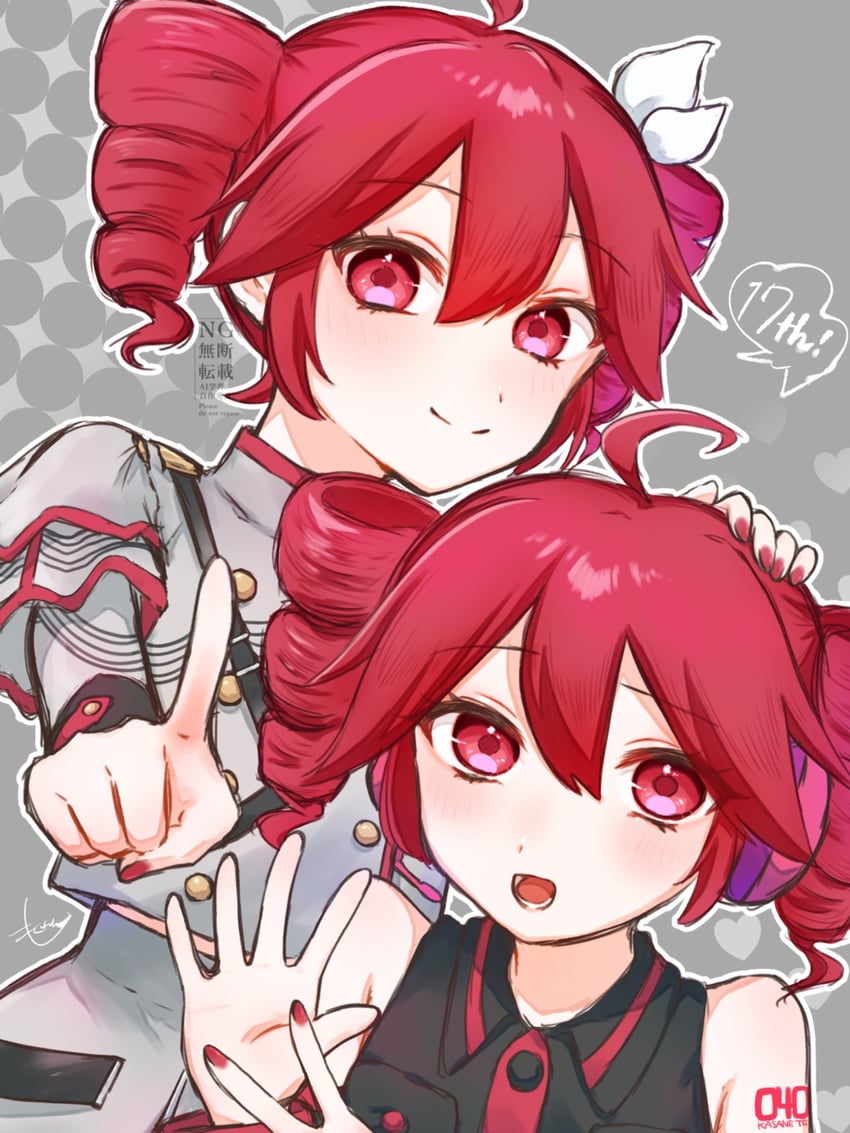 kasane teto (utau and 1 more) drawn by mokyuren