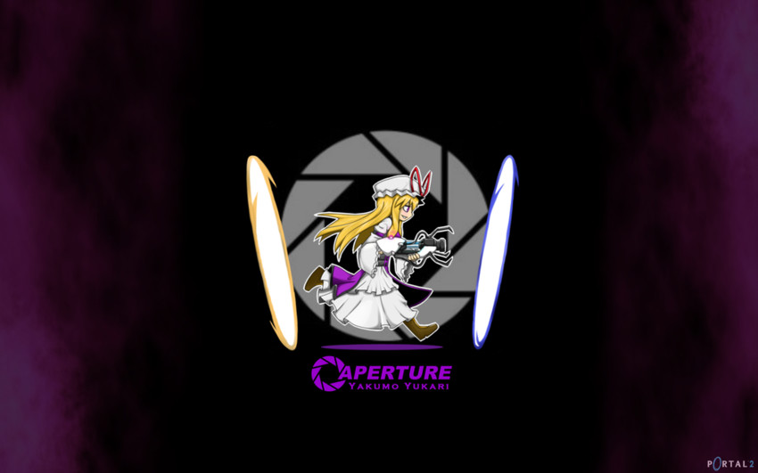 yakumo yukari (touhou and 3 more) drawn by bloodycat