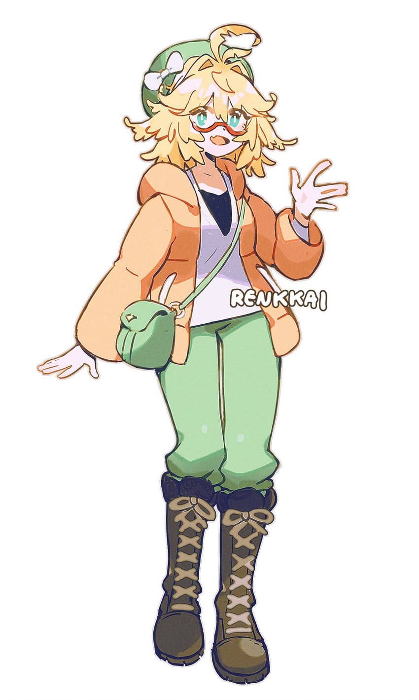 bianca and dokibird (pokemon and 2 more) drawn by renkkai