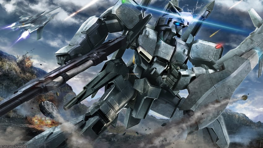 zeta plus a2 (gundam and 3 more) drawn by tenjin_hidetaka