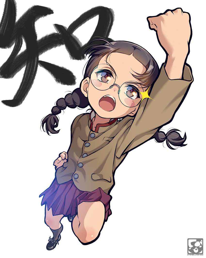 fukuda haru (girls und panzer and 1 more) drawn by pairan