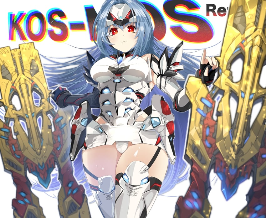kos-mos and kos-mos re: (xenoblade chronicles and 2 more) drawn by dokuro_aratame