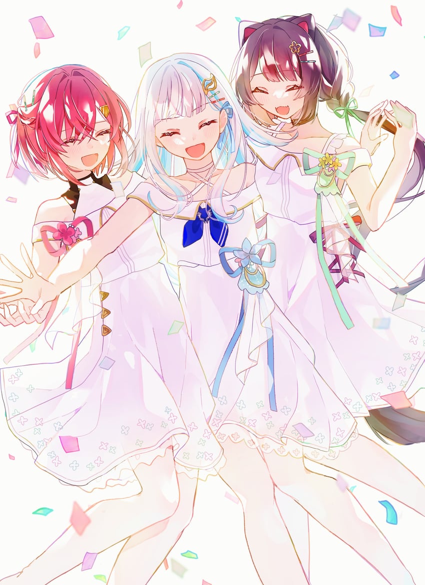lize helesta, ange katrina, and inui toko (nijisanji) drawn by 393_kani_(sakusa_kani)