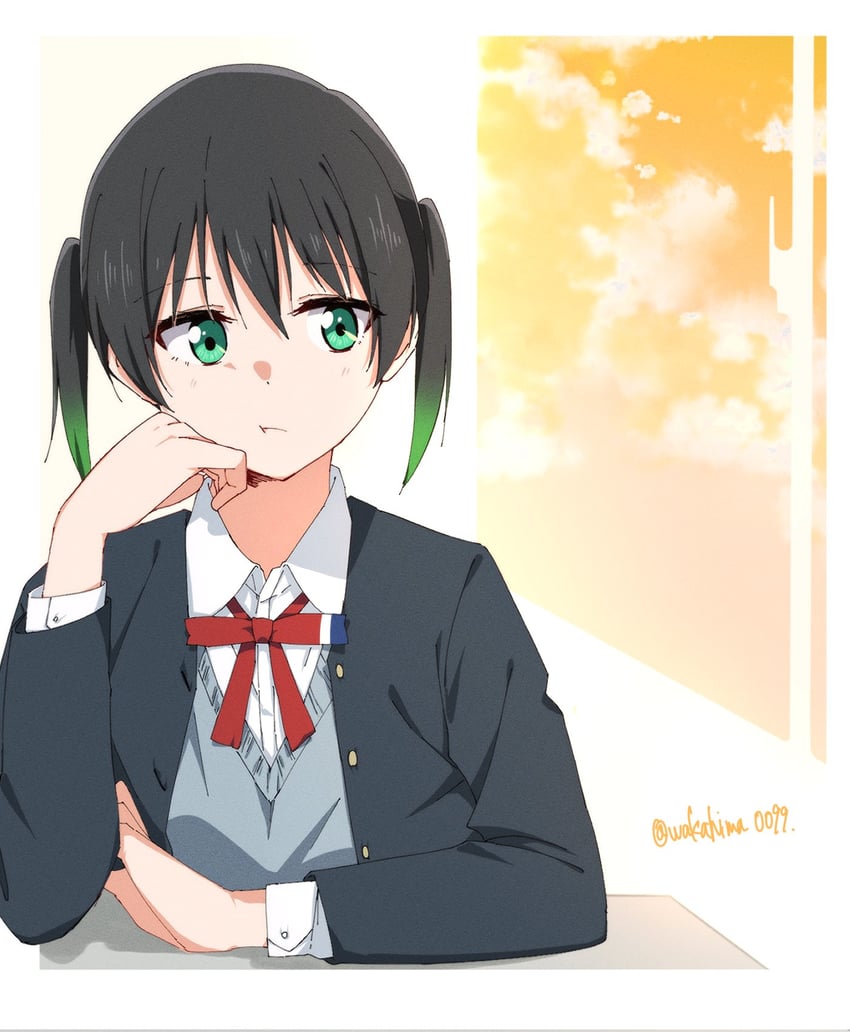 takasaki yu (love live! and 1 more) drawn by wakahima