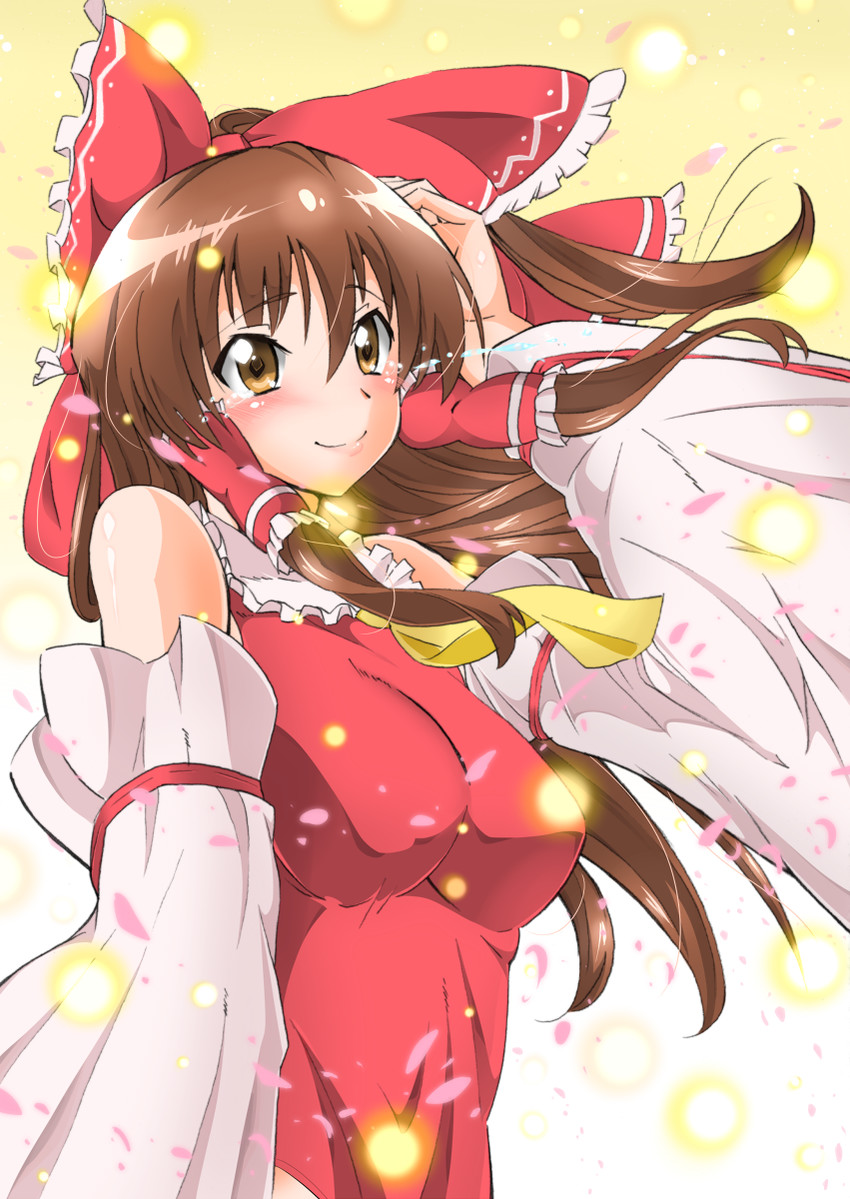 hakurei reimu (touhou) drawn by shippu-fx