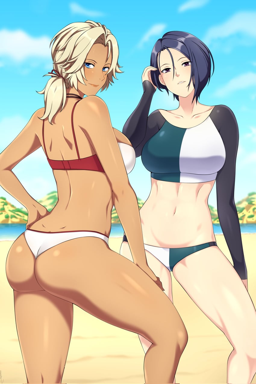 shamir nevrand and catherine (fire emblem and 1 more) drawn by lindaroze