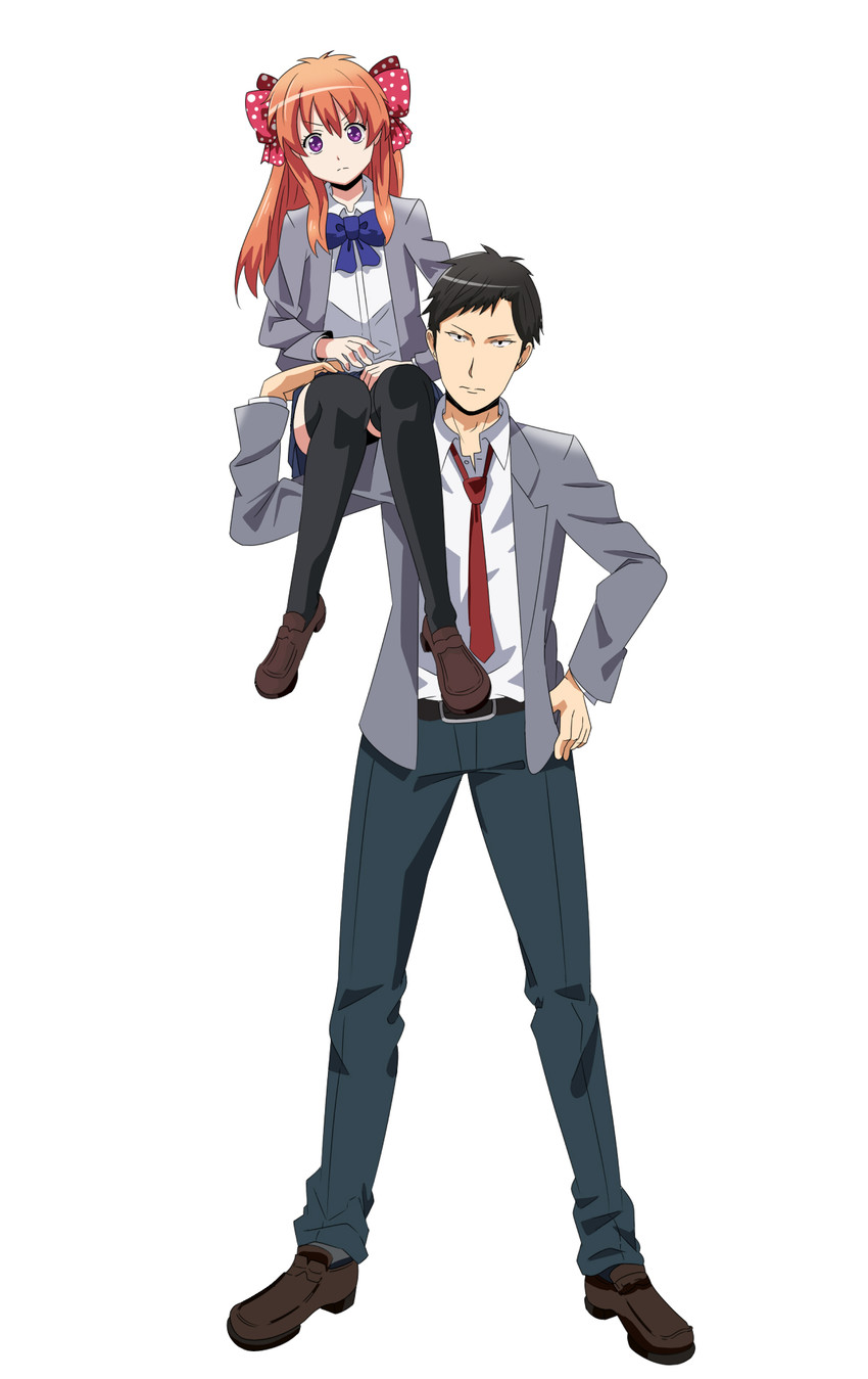 sakura chiyo and nozaki umetarou (gekkan shoujo nozaki-kun) drawn by okuba