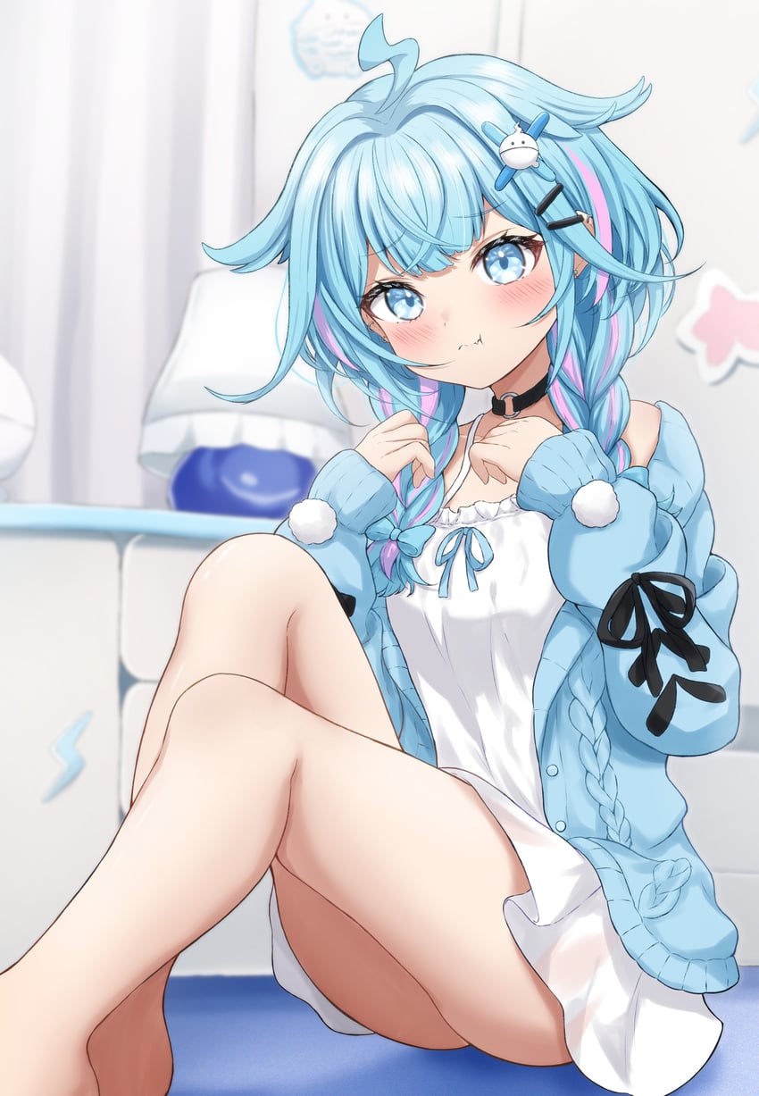 mizumiya su (hololive and 1 more) drawn by rinkaa_(lovelive765pro2)