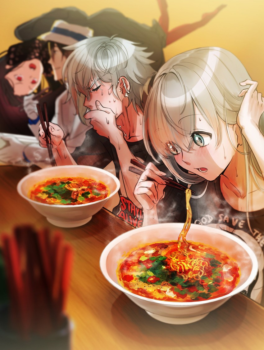 anastasia, kadoc zemlupus, oryou, and sakamoto ryouma (fate and 1 more) drawn by galibo