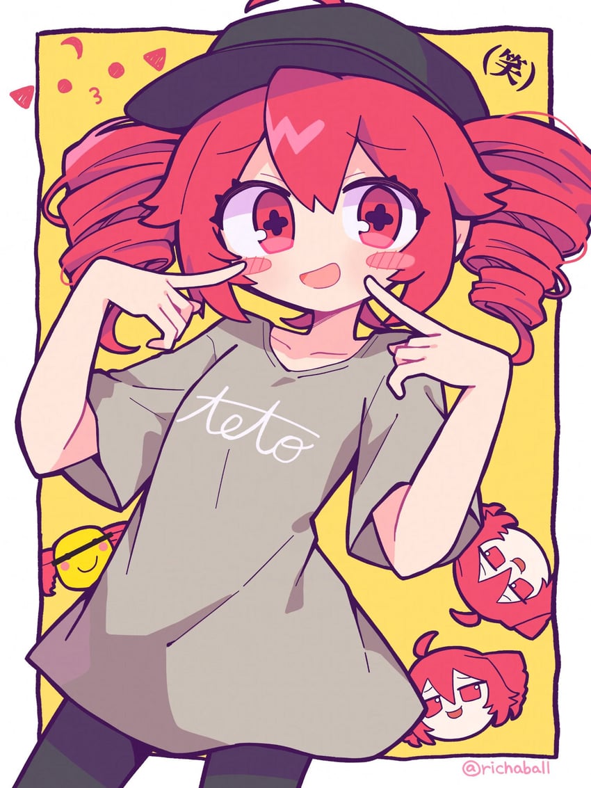 kasane teto (utau and 2 more) drawn by richard_(richaball)