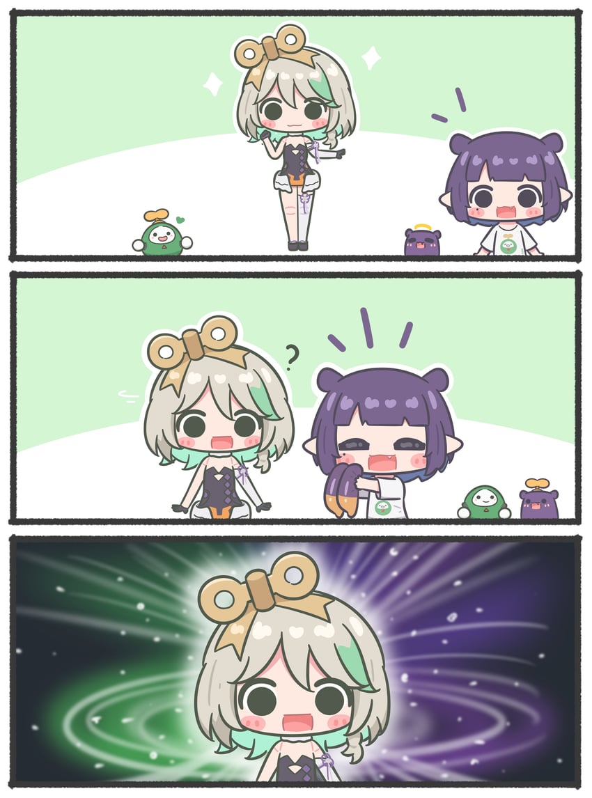 ninomae ina'nis, takodachi, cecilia immergreen, and otomo (hololive and 1 more) drawn by mpien