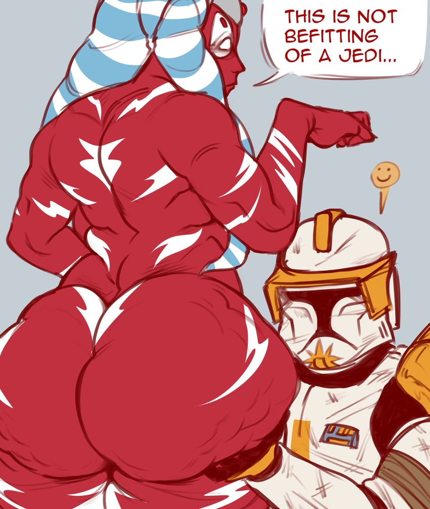shaak ti and commander cody (star wars) drawn by kingmeacrown