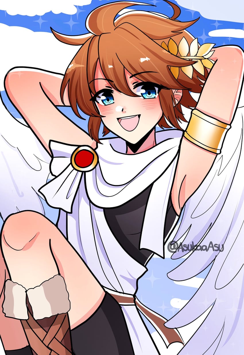 pit (kid icarus and 1 more) drawn by aegis_asu