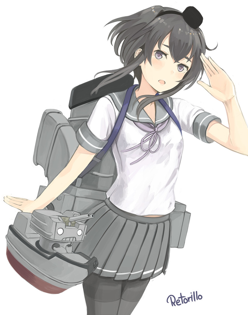 tokitsukaze, rensouhou-kun, and sagiri (kantai collection) drawn by retorillo