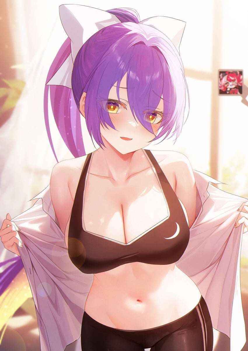 kureiji ollie and moona hoshinova (hololive and 1 more) drawn by jiang_ye_kiri