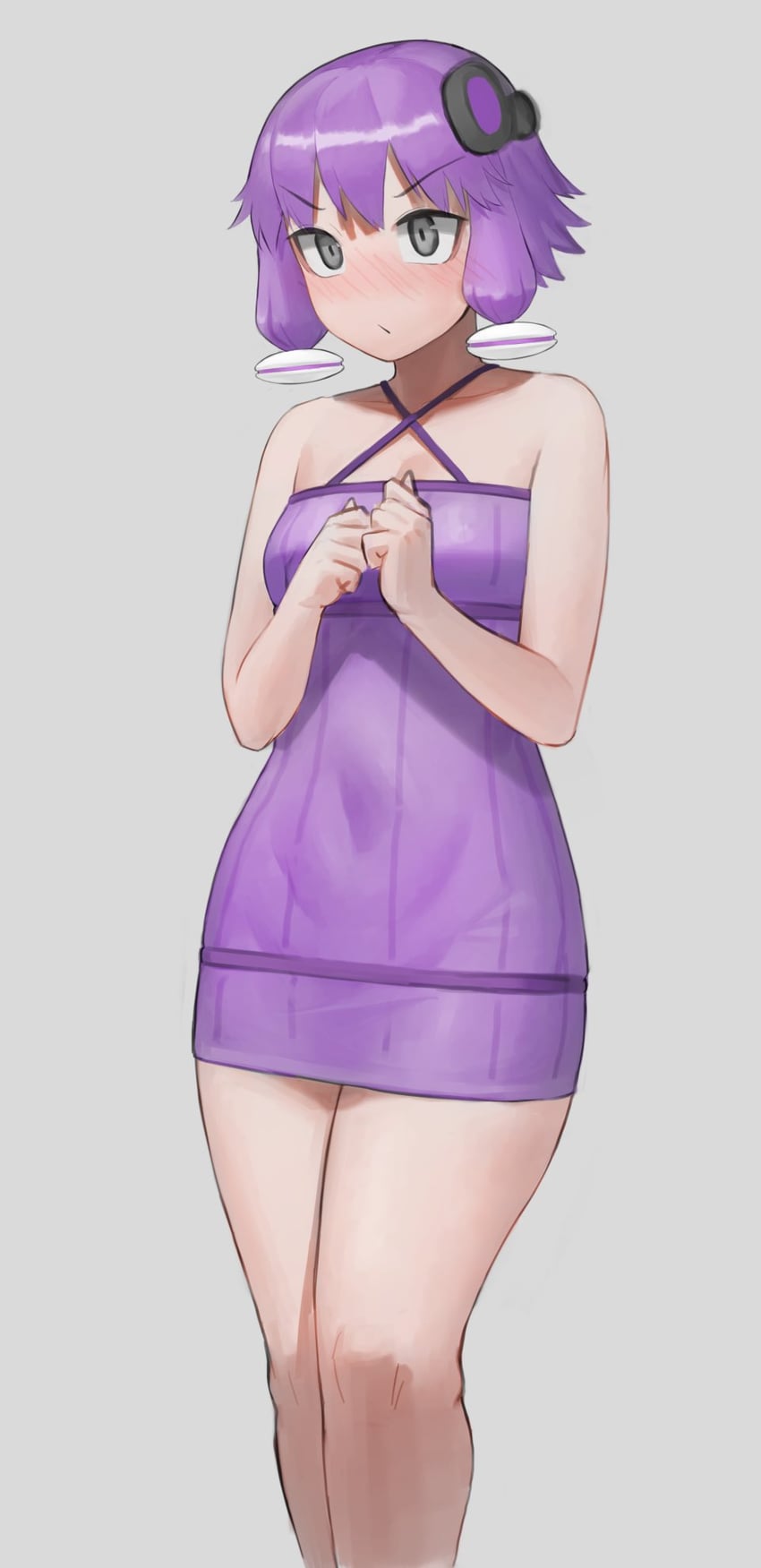 yuzuki yukari (vocaloid and 1 more) drawn by oruka_(kamituki0827)
