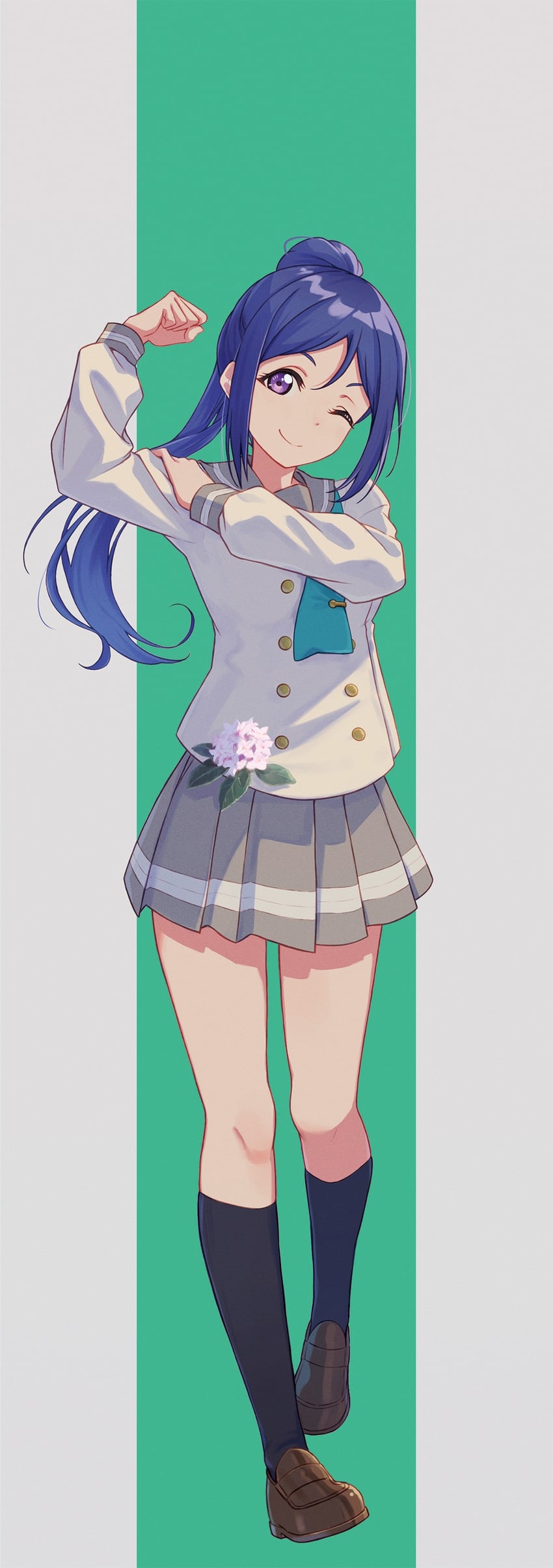 matsuura kanan (love live! and 1 more) drawn by macken666