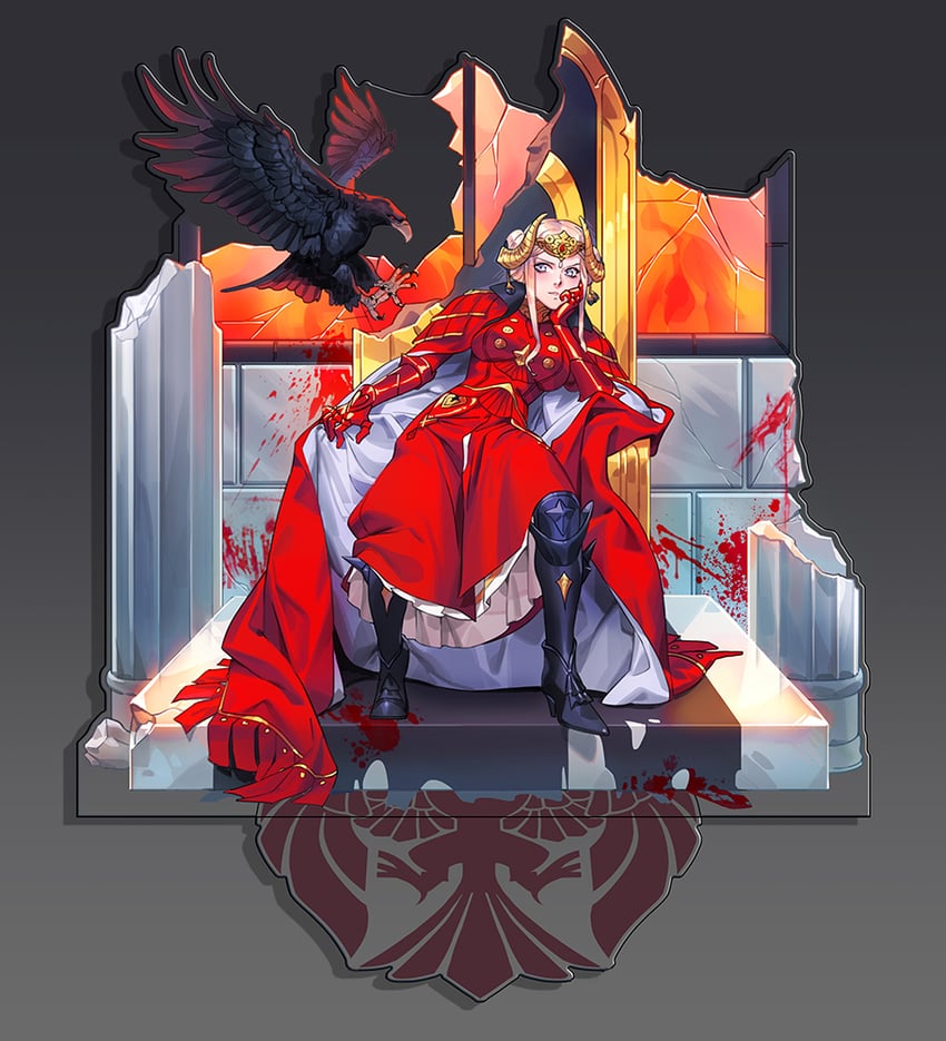 edelgard von hresvelg (fire emblem and 1 more) drawn by solthrys