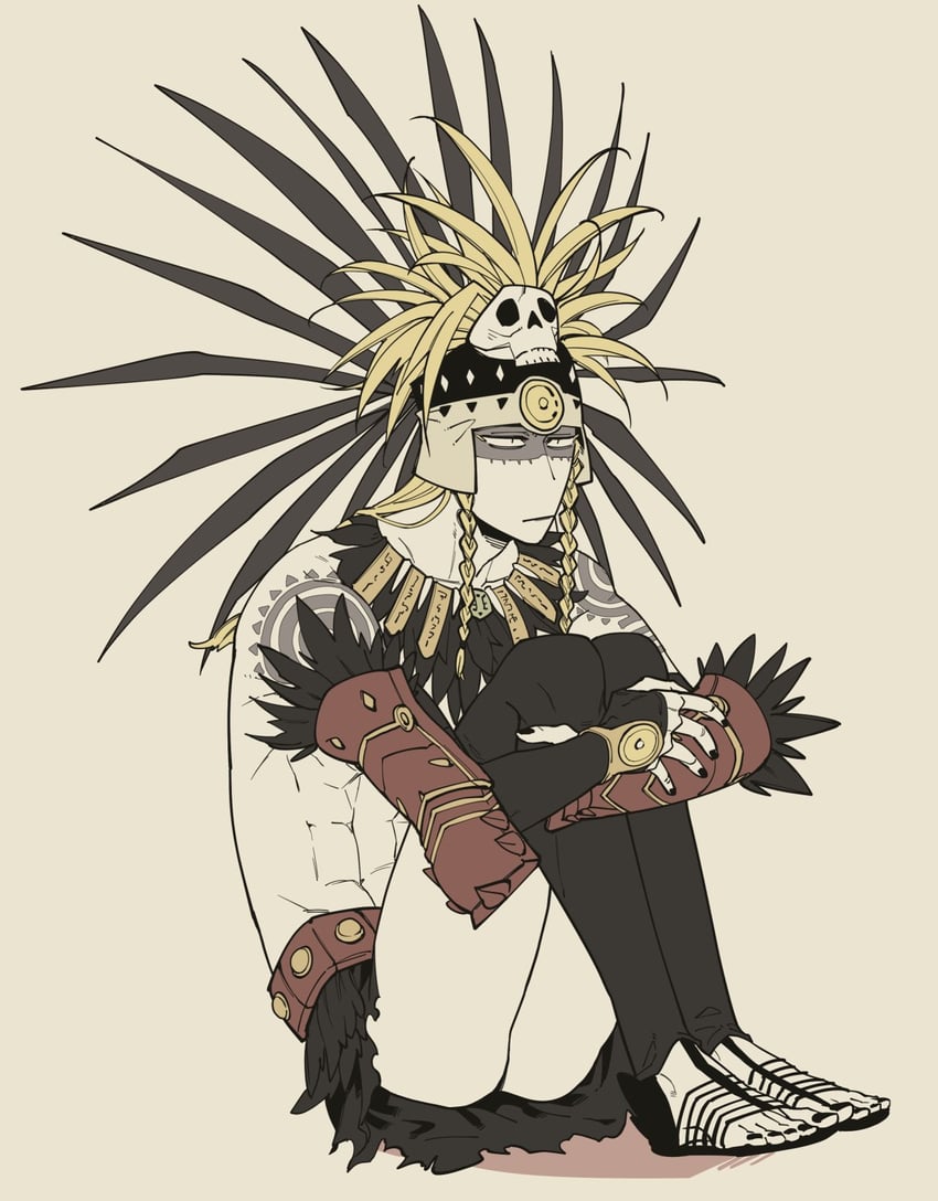 tezcatlipoca (fate and 1 more) drawn by kokujin_youhei