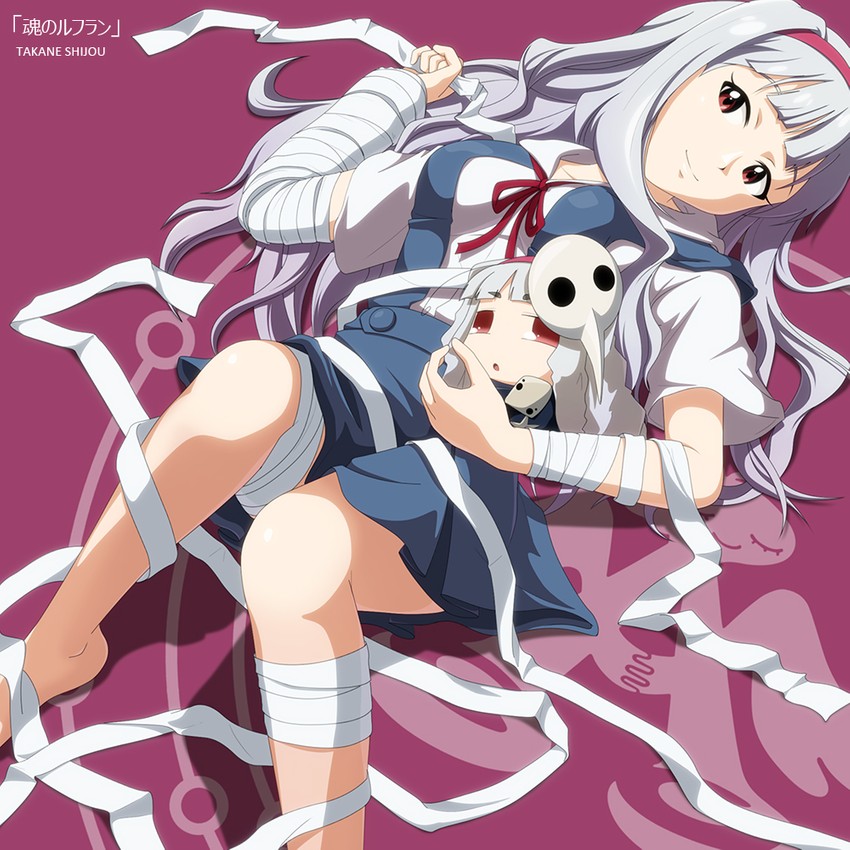 ayanami rei, shijou takane, sachiel, and takanya (idolmaster and 2 more) drawn by kouchou