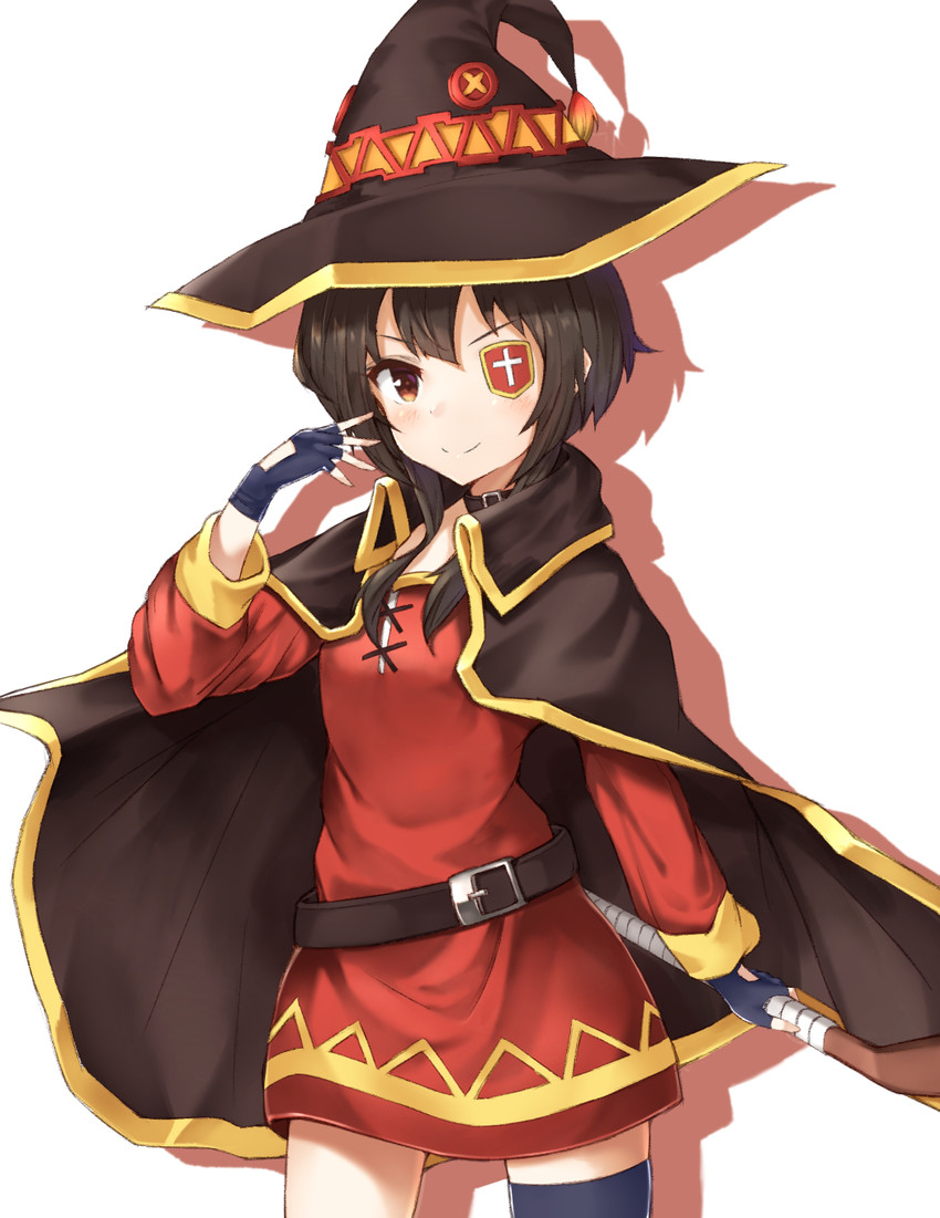 megumin (kono subarashii sekai ni shukufuku wo!) drawn by yuuki_nao_(pixiv10696483)