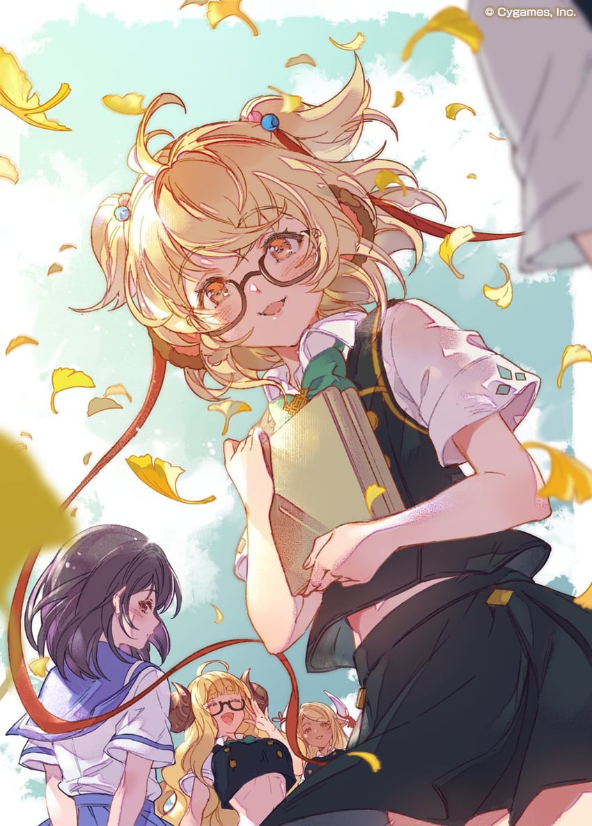 anila, vikala, kumbhira, and andira (granblue fantasy) drawn by minaba_hideo