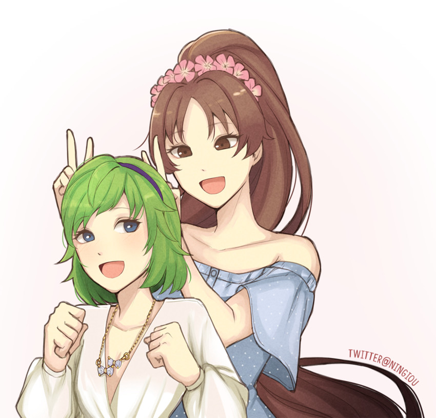 nino and linde (fire emblem and 6 more) drawn by kyou_(iuciferic)