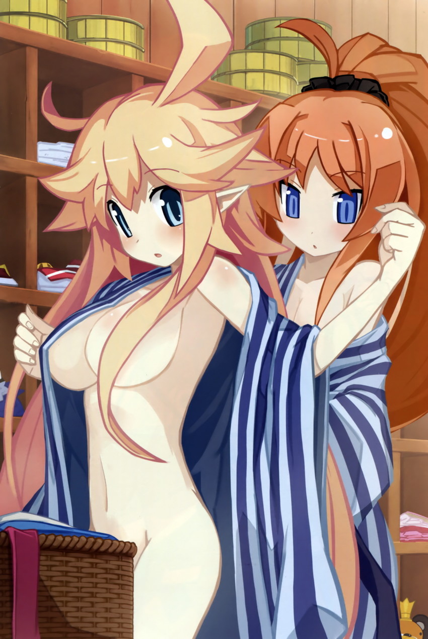 shilma and nao (attouteki yuugi mugen souls and 1 more) drawn by nanameda_kei