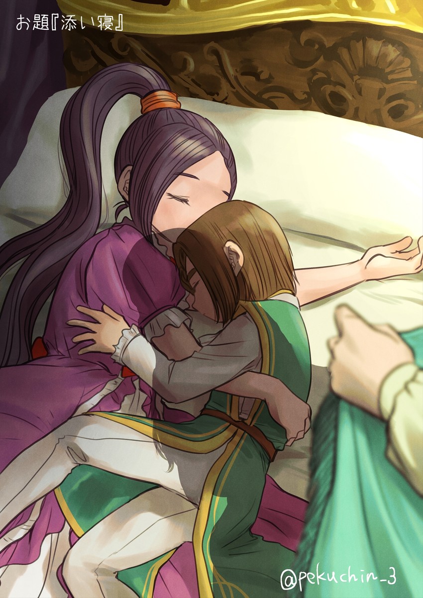 hero, martina, and eleanor (dragon quest and 1 more) drawn by pekuchin_(pekuchin_3)