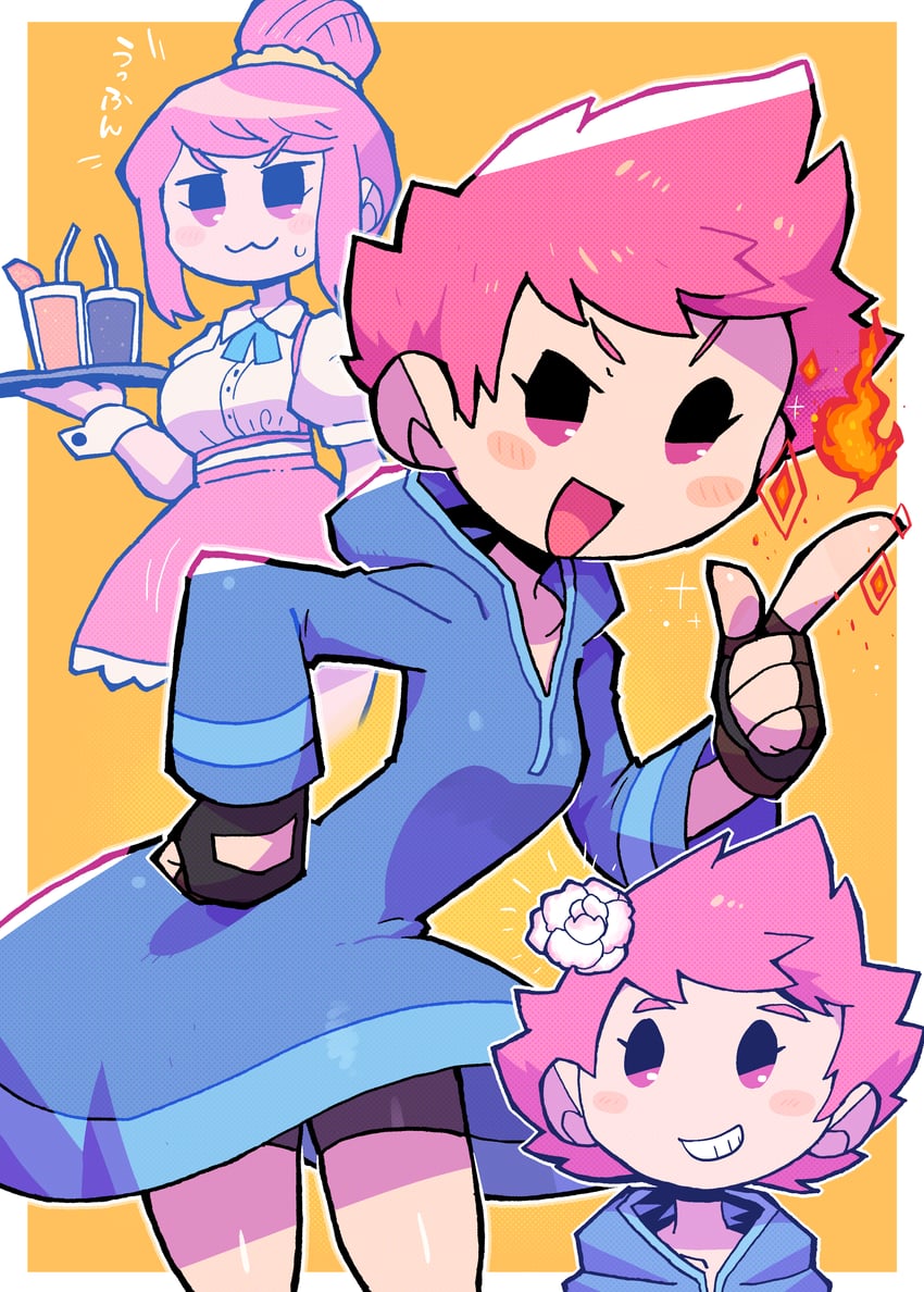 kumatora (mother and 1 more) drawn by rariatto_(ganguri)