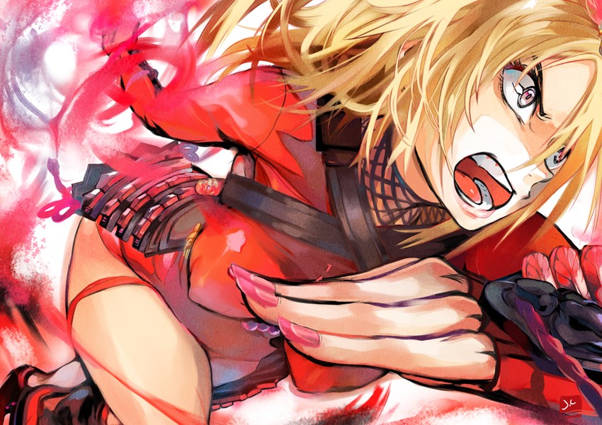 natsu (soulcalibur and 1 more) drawn by overlord_jc